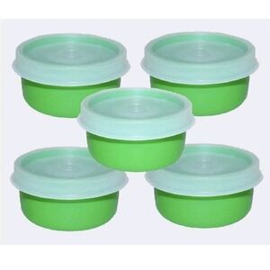 Tupperware Smidget 5 Minis (Green) - NEW